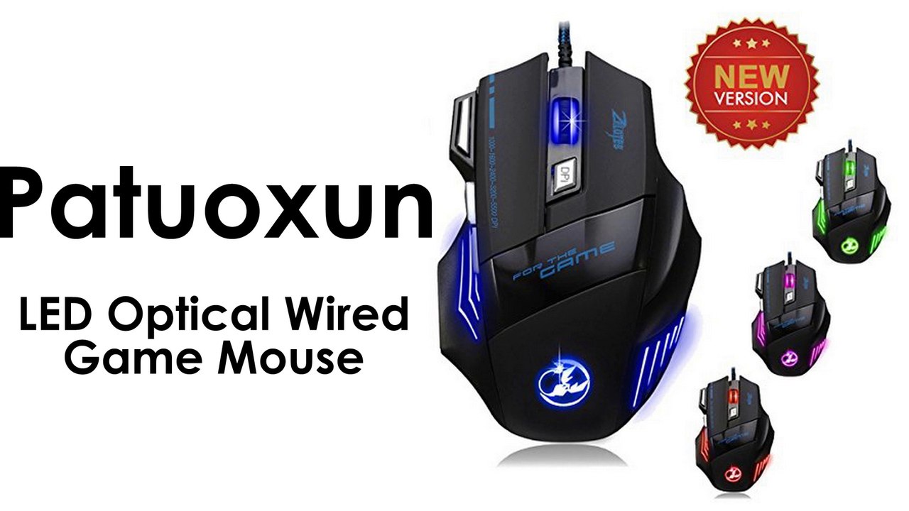 Patuoxun LED Optical Game Mouse