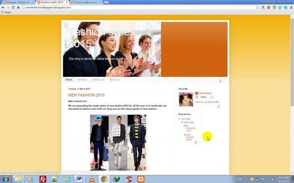 layout setting in blogger in urdu and hindi part 2