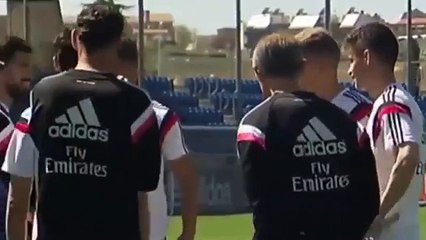 Show de chalacas entre James y Nacho en el Real Madrid (VIDEO)