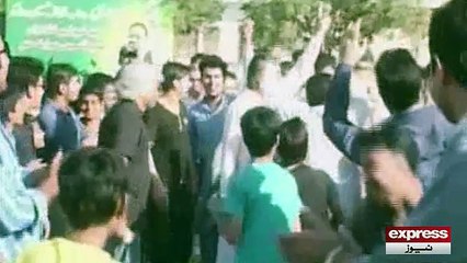 Clash between MQM and PTI in Azizabad Ground