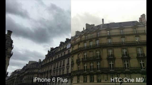 HTC One M9 vs iPhone 6 Plus : le comparatif photo