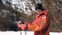 Beginner Ski Lesson - Sliding on Snow