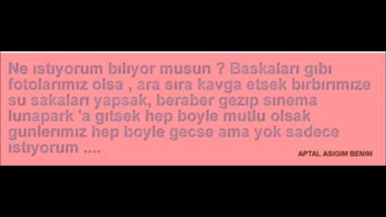 Aptal Aşığım Benim.