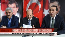 AK PARTİ SORGUN ESKİ İLÇE BAŞKANI MUSTAFA ÖZDEMİR ADAY ADAYLIĞINI AÇIKLADI