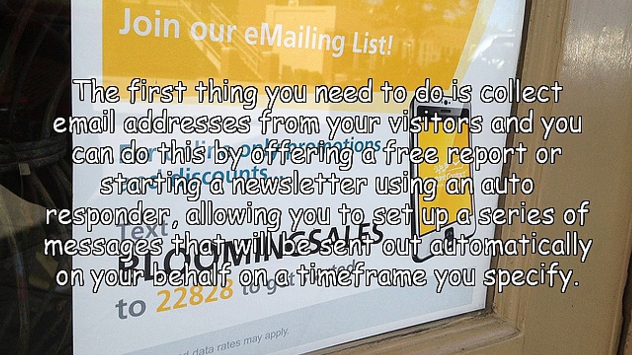 Email Marketing Tips - How To Start Your Own Opt In List