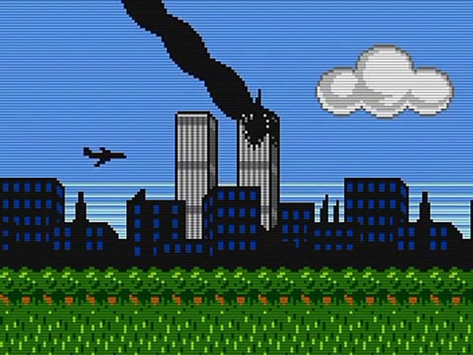 New 9/11 Footage clearly showing fake planes!