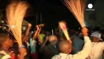 Celebrations in Nigeria as ex-military ruler Buhari wins presidency