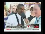 Pastor Incites Gun Toting Obama Protesters