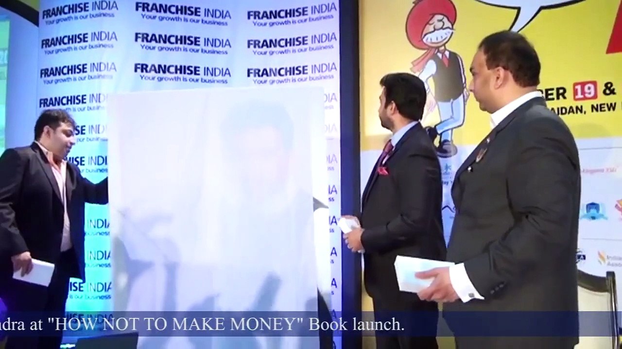 Kashiff Khan and Mr. Raj kundra at  Launch of "HOW NOT TO MAKE MONEY" Book