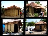 Yogyakarta earthquake, Indonesia  Building bamboo shelters