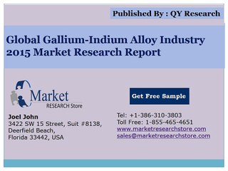 Global Gallium-Indium Alloy Industry 2015 Market Outlook Production Trend Opportunity
