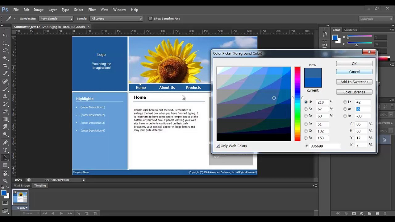 HTML and CSS simple website project Part 2
