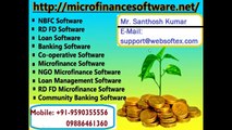 Microfinance Software, Co-Operative Banking Software, NBFC Software, Mortgage Software, RD FD Software