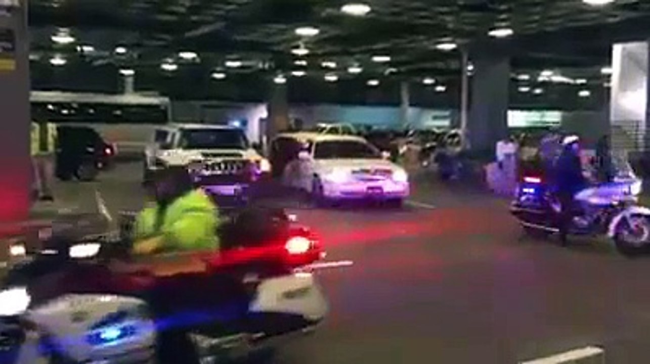 Shaykh of Eidgah Sharif arrival in America with police escort 2015
