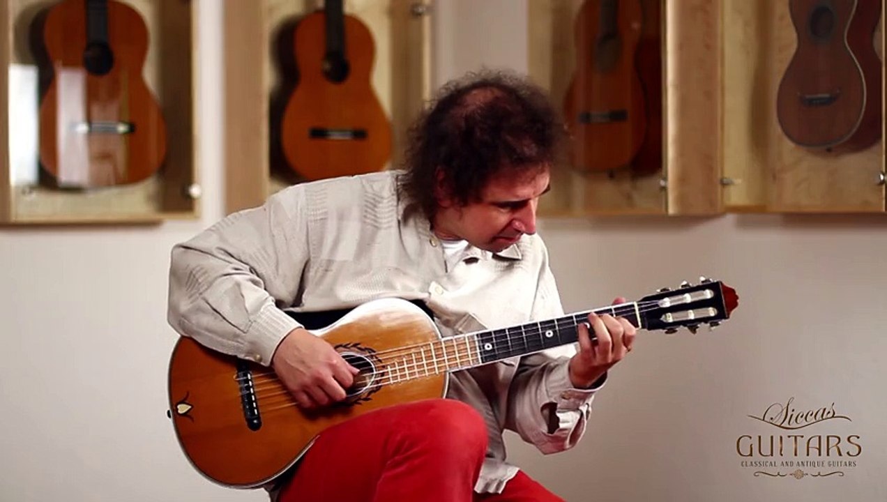 Christof Hanusch plays Rondoletto by Napoléon Coste on a 1919 Richard Jacob Weissgerber