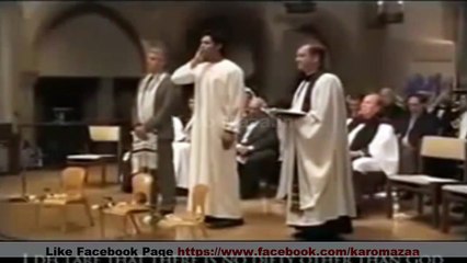 Azan in a Amercan church .... Subhaan ALLAH