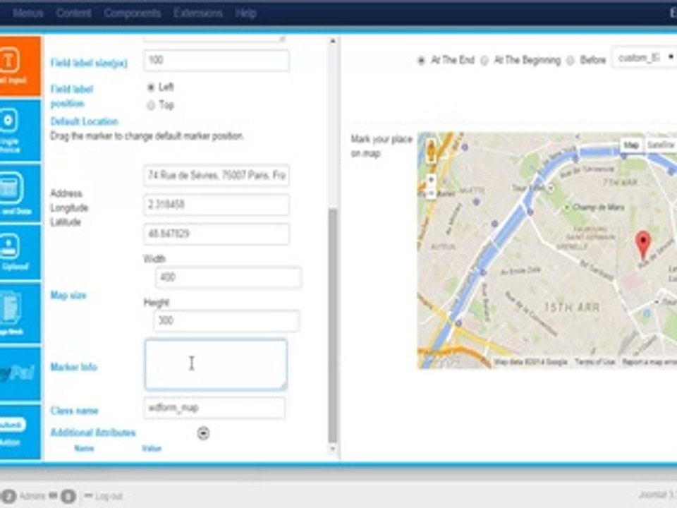 Joomla Form Maker Video 2