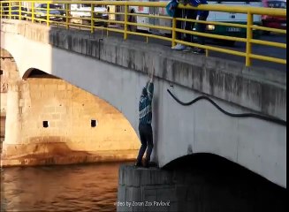 Humanity is not dead yet, A Brave man Saving a Dog from River by risking his Life in Danger