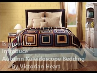 Autumn Kaleidoscope Bedding by Victorian Heart
