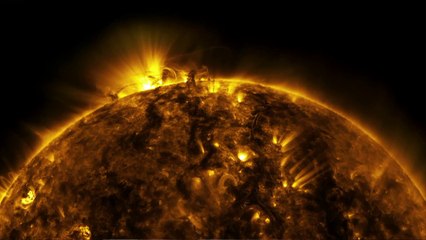 VIDÉO – Quand le Soleil nous offre un film à grand spectacle