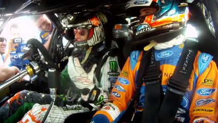 Ken Block swaps seats with V8 Supercar drivers Mark Winterbottom and Will Davison