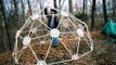 Survival Shelter--Inexpensive Geodesic Domes