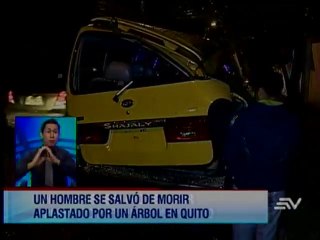 Intensas lluvias con granizo en Quito