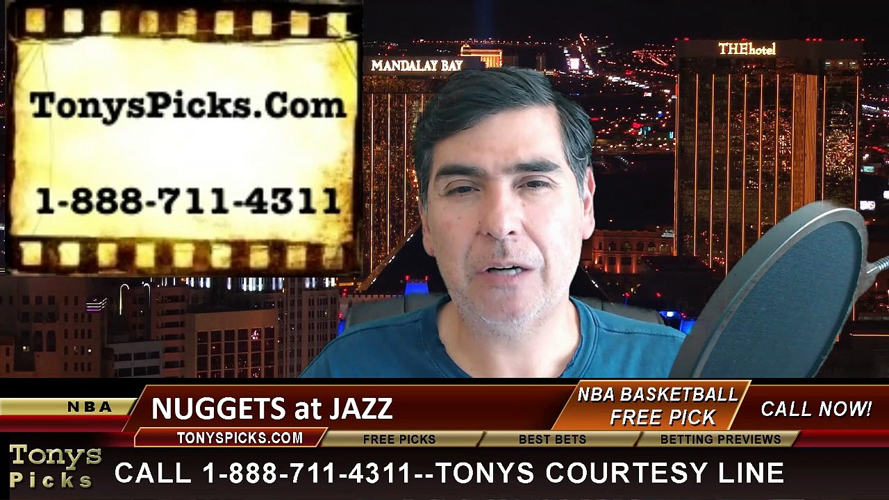 Utah Jazz vs. Denver Nuggets Free Pick Prediction NBA Pro Basketball Odds Preview 4-1-2015
