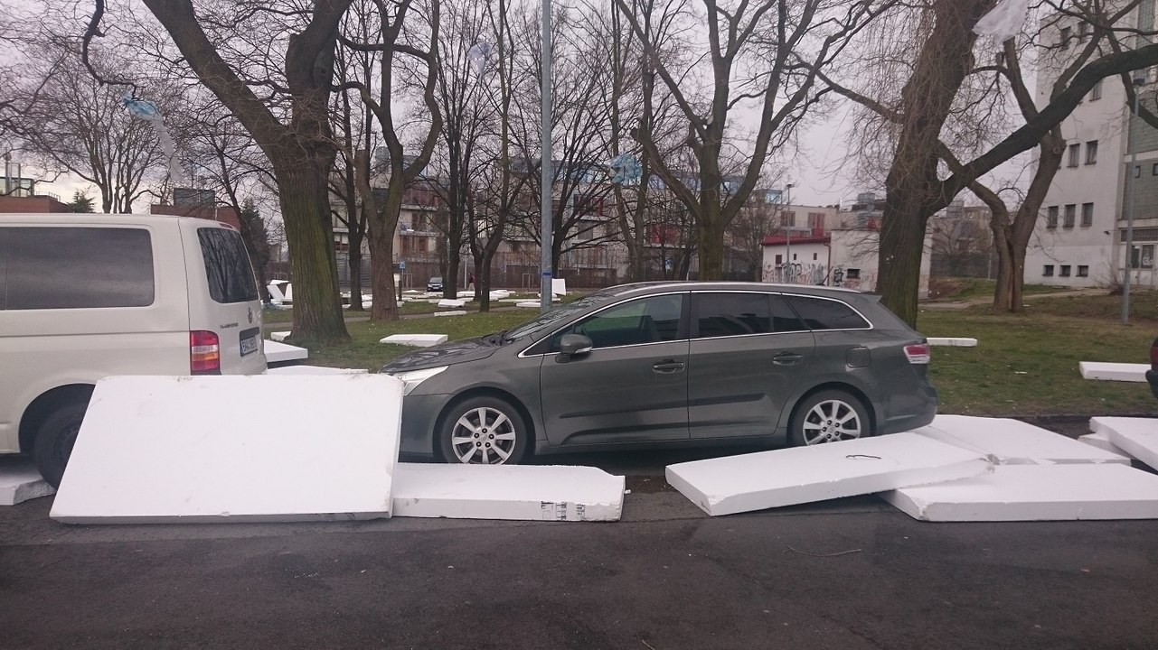 Roof Blows Apart in Prague During Fierce Winds