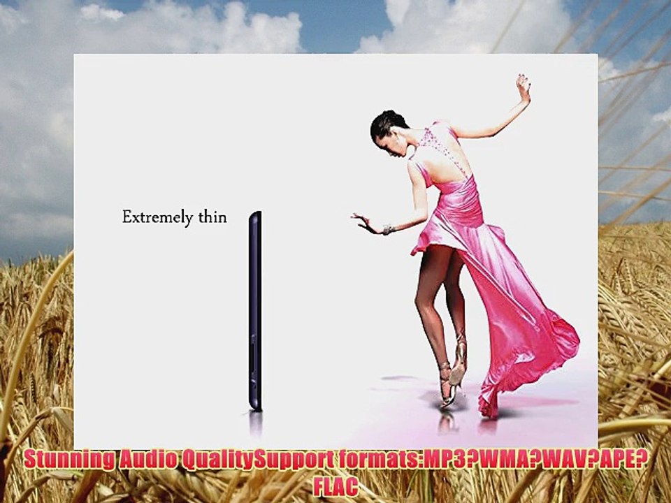 AGPtEK 70 Hours Recording 18 Metallic Color MP3 Music Player with Slim DesignMicro SD Card supports to 16GBPurple