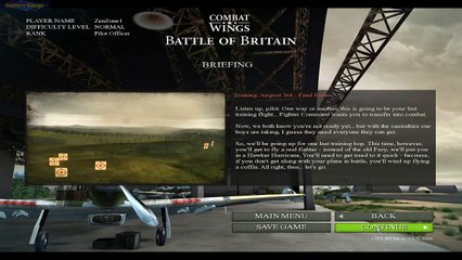 Combat Wings: Battle of Britain - Training (advanced flight mode)