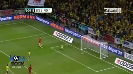 Cristiano Ronaldo  Goals    Portugal 3-2  sweden