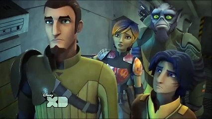 Star Wars Rebels - S01E13 Fire Across The Galaxy - Ahsoka Tano and Darth Vader S