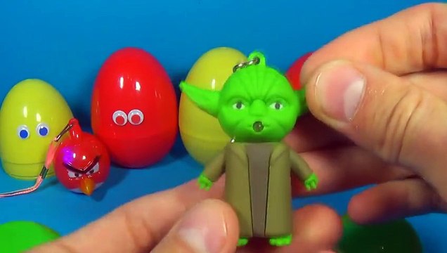 ANGRY BIRDS surprise egg STAR WARS egg The SMURFS egg surprise MINECRAFT surprise egg For Kids BABY