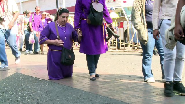 Caraqueños celebran el Miércoles Santo