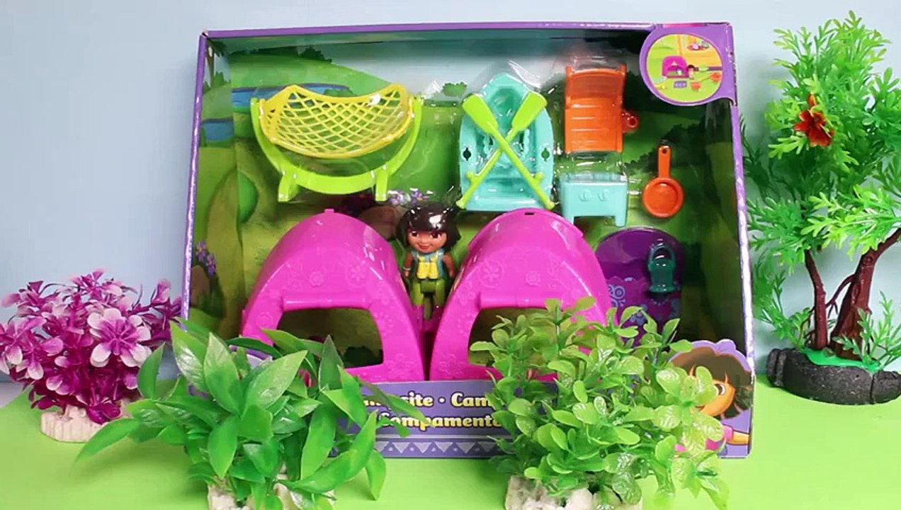 Dora The Explorer Camping Playset Peppa Pig & Dora Camping Campamento Nickelodeon Fisher Price