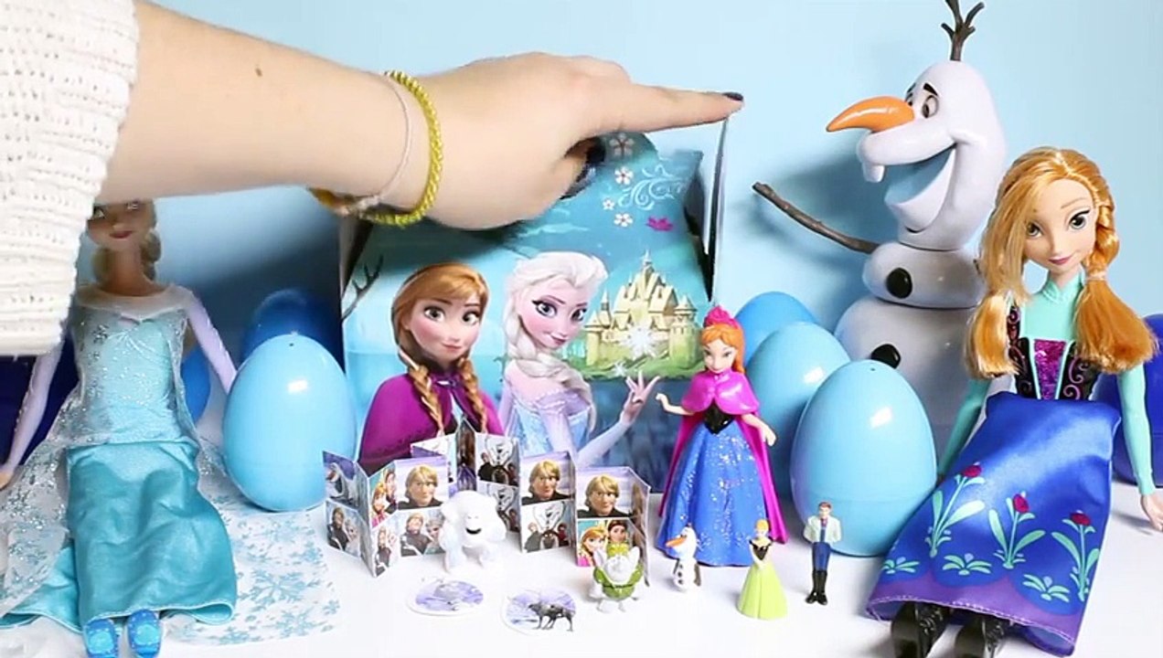 FROZEN SURPRISE BOXES Frozen Surprise Eggs Elsa Anna Kristoff Olaf Dolls Toy Videos