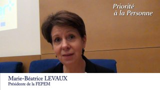 Marie Béatrice Levaux, Présidente de la FEPEM : « Les personnes âgées ne sont pas fermées aux nouvelles technologies »