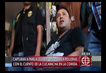 Los Olivos: Pareja 'sembraba' insectos en comida para extorsionar restaurantes