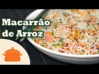 Salada de Bifum (Macarrão de Arroz s/ Glútén)