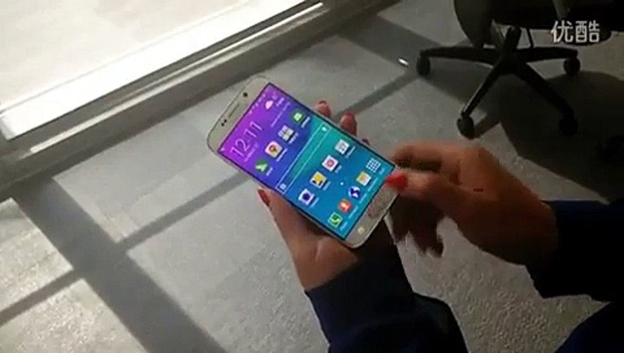 Samsung Galaxy Edge S6 screen test