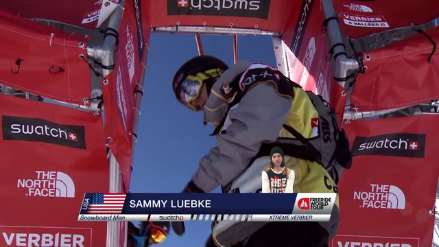 FWT15 - Run of Sammy Luebke (USA) - Swatch Xtreme Verbier 2015 by The North Face®