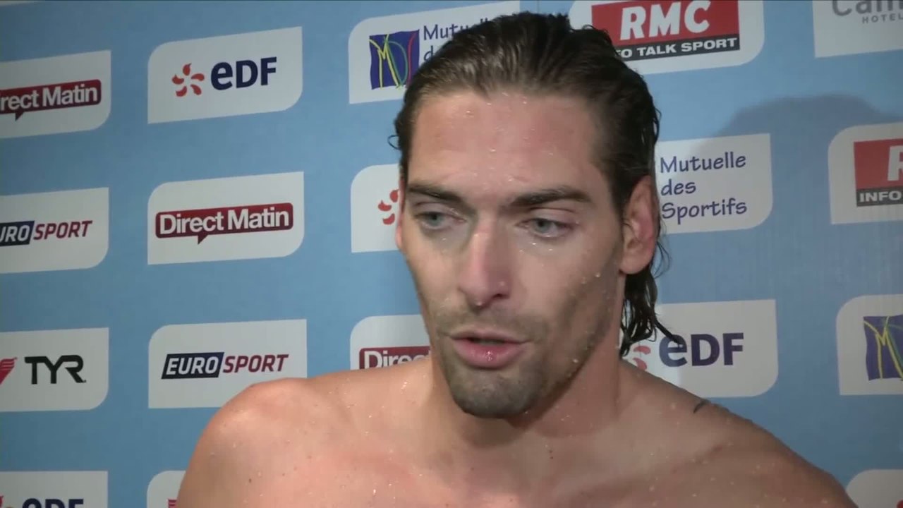 Natation - ChF (H) - 100m dos : Lacourt «Pas du tout ce que j'espérais»