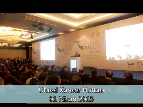 Prof.Dr.Necdet Ünüvar'ın Ulusal Kanser Haftası Programı Konuşması