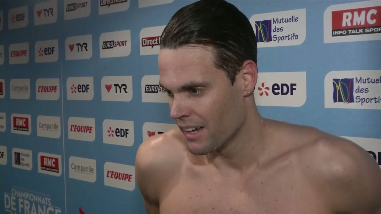Natation - ChF (H) - 200m NL : Mallet «Yannick me tire vers le haut»