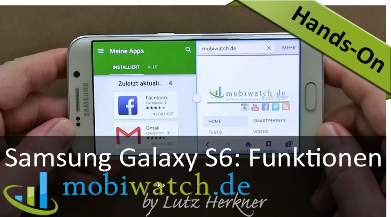 Samsung Galaxy S6 / Edge: Die neuen Funktionen im Video