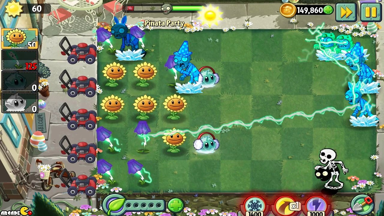 Plants vs Zombies 2 - Easter Day Eggs Breaker Pinata Party 3 30! iOS Android