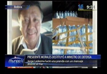 Bolivia: ¿Por qué Evo Morales destituyó a su ministro que hace poco fue a Chile?