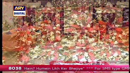 Flim Star Sana Nawaz Shows Her Wedding Videos In Live Show