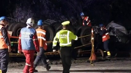 At least 11 dead after truck accident in Colombia